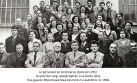 Le personnel de l’entreprise Opinel dans les années 50